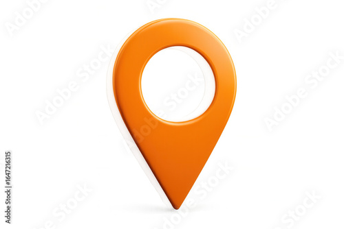 Orange map pin indicating location on transparent background, perfect for indicating a specific place on a map Free Download Orange map pin indicating location on transparent background, perfect for indicating a specific place on a map - GFXLoad