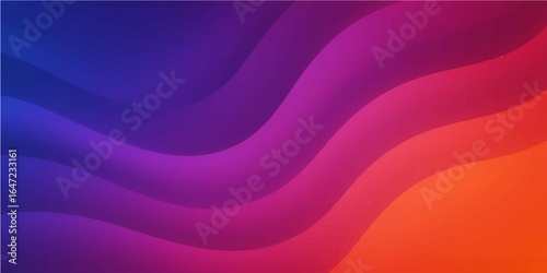 Abstract flowing lines in vibrant purple and pink create a smooth, colorful background illustration with a wavy motion texture