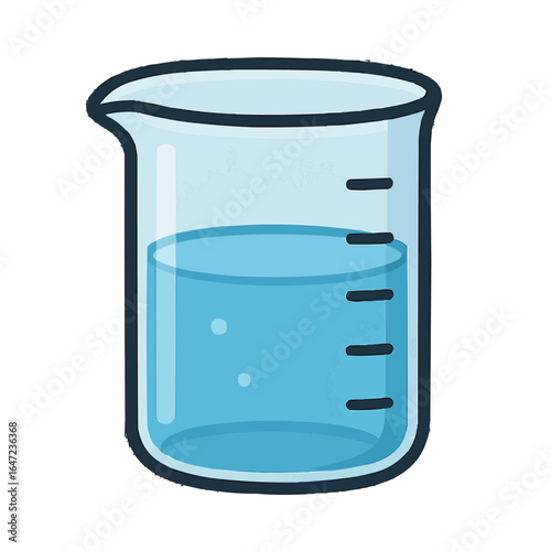 test tube with blue liquid