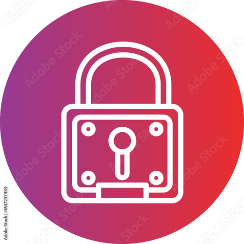 Lock Vector Icon Style  