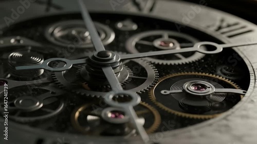 Wallpaper Mural Detailed watch clockwork mechanism Torontodigital.ca