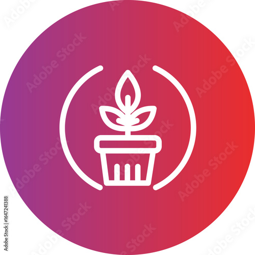 Plant-Based Vector Style Icon