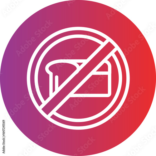 Low Carb Vector Style Icon