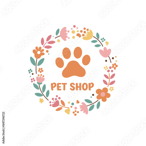 pet shop emblem design