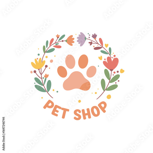 pet shop emblem design