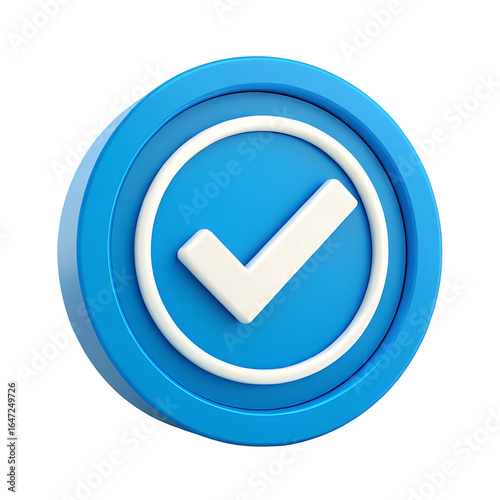 Blue verified badge icon with white checkmark isolated on transparent background Free Download Blue verified badge icon with white checkmark isolated on transparent background - GFXLoad