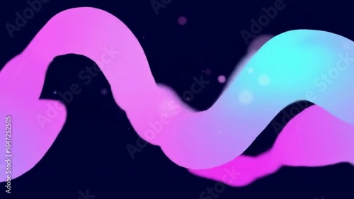 Flowing Serenity: An abstract visual of a serene gradient with a mesmerizing swirl, painted with soft pastel hues of pink, purple, and turquoise, evokes a sense of calm and tranquility.