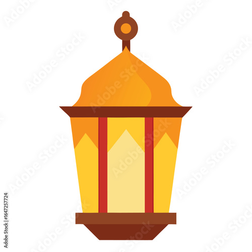 vector illustration of a lantern