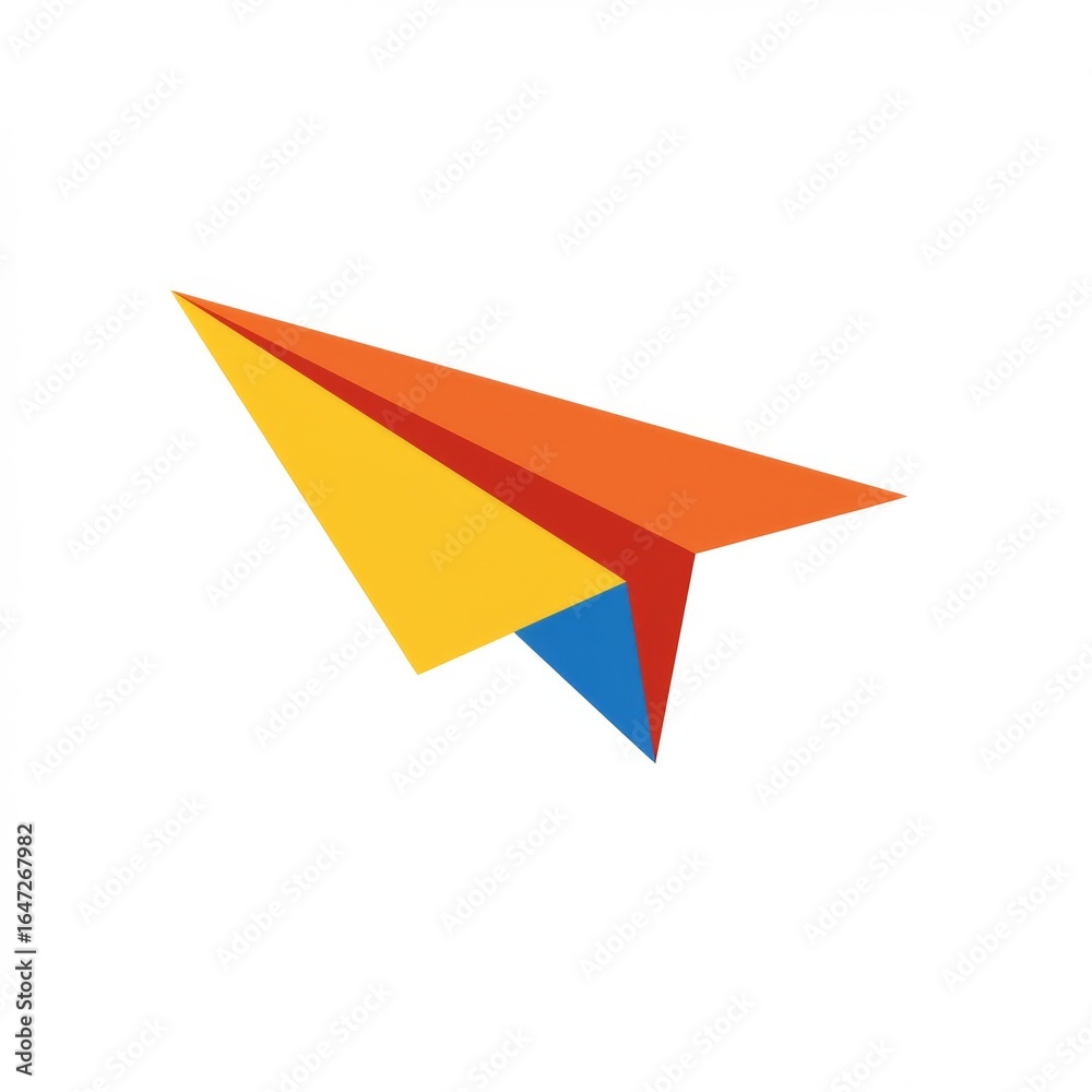 custom made wallpaper toronto digitalColorful Paper Airplane Origami Design