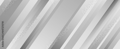 Abstract smooth background vector illustration geometric technology gray and white diagonal lines.vector