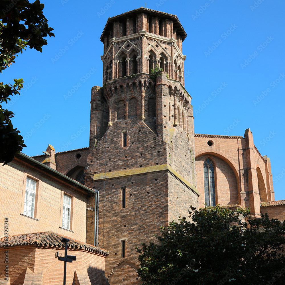 Fototapeta premium Old church in Toulouse - Saint Augustins