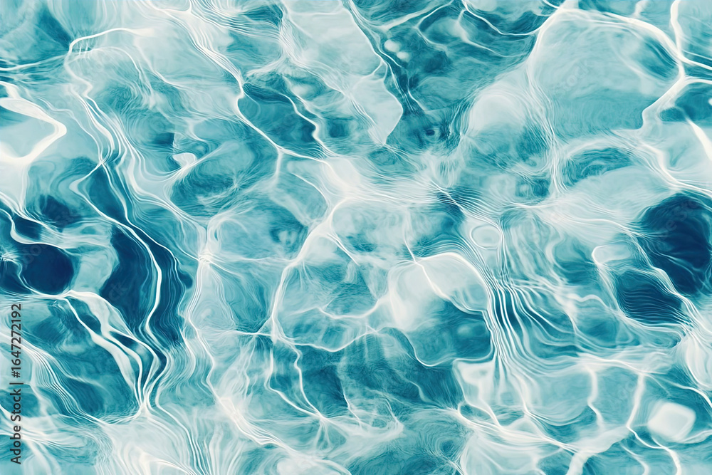 Obraz premium Seamless Water Ripple Texture Tileable Wave Pattern