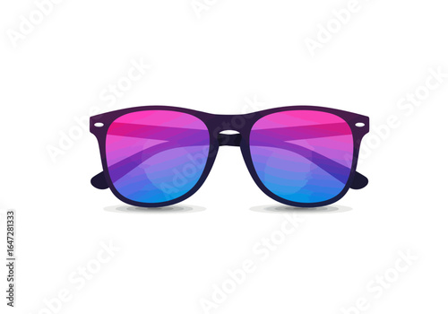Stylish Sunglasses with Gradient Lenses and Dark Frames