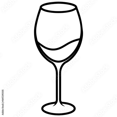 empty wine glass
