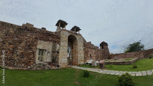 Photos Architectural View of Ratan Singh Palace Ruins inside Chittorgarh Fort Complex,