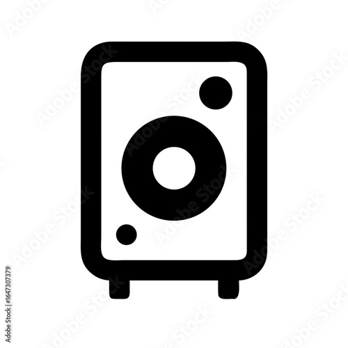 A simple speaker icon.
