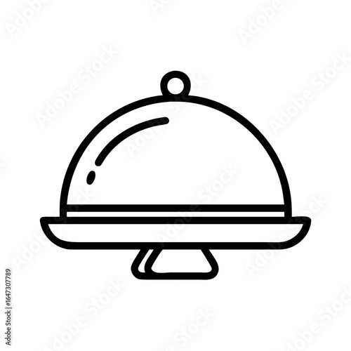 A covered dish, ready for serving.
