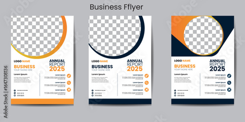 Modern business flyer and design template for professional branding and marketing materials