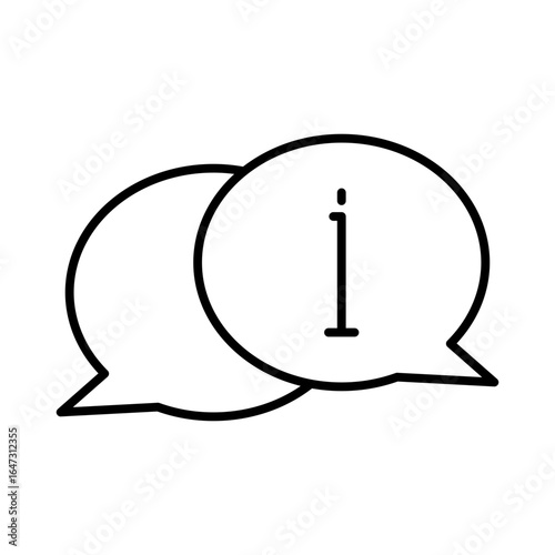 information speech bubble icon