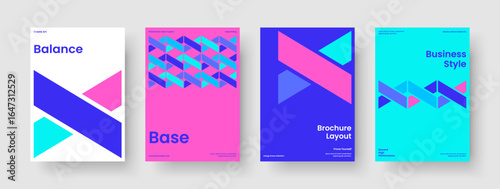 Free Download Isolated Brochure Design. Geometric Flyer Layout. Creative Banner Template. Business Presentation. Report. Poster. Background. Book Cover. Pamphlet. Brand Identity. Catalog. Handbill. Newsletter - GFXLoad