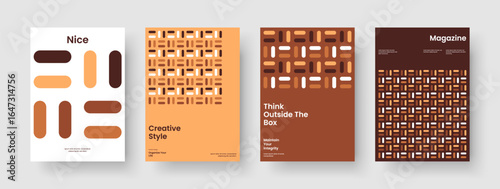 Modern Business Presentation Layout. Creative Brochure Template. Geometric Book Cover Design. Banner. Background. Flyer. Report. Poster. Notebook. Newsletter. Leaflet. Journal. Handbill. Portfolio