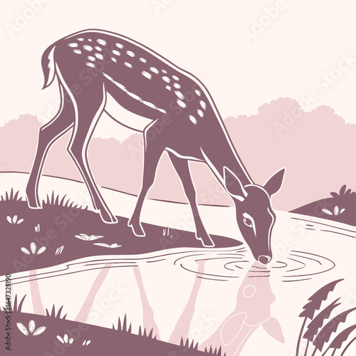 deer in the forest
