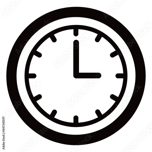 silhouette image of a clock with seconds on a transparent background