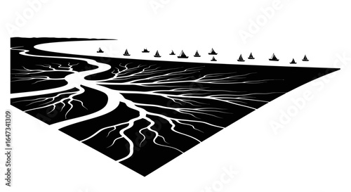 navigating the complexities of business growth a river delta metaphor for strategic planning and success