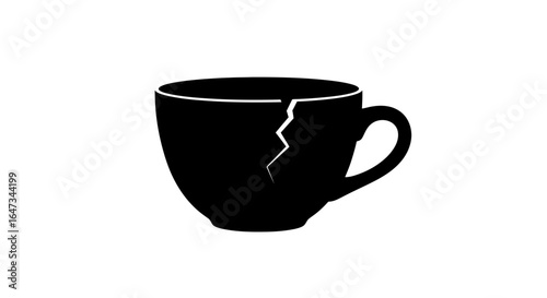 broken teacup illustrating fragility loss and the need for repair in business and relationships