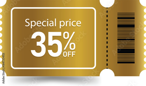 Gold Special Price Ticket – 35% Off Discount Coupon