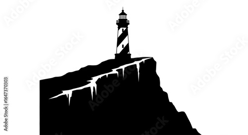 lighthouse on clifftop guiding your business through challenges inspiring success and achieving goals