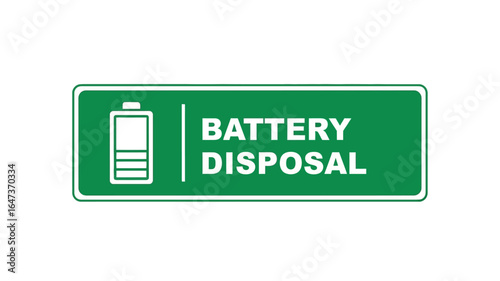 Battery Disposal Sign A Guide to Safe and Environmentally Friendly Battery Recycling and Management