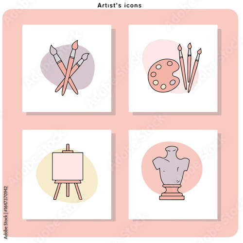 Art Icons Paints, canvas, sculpture