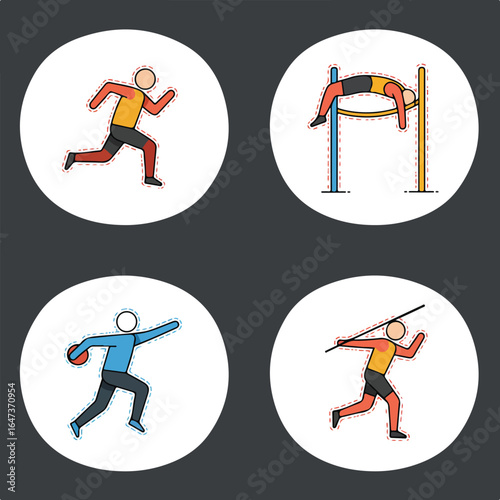 Athlete icons