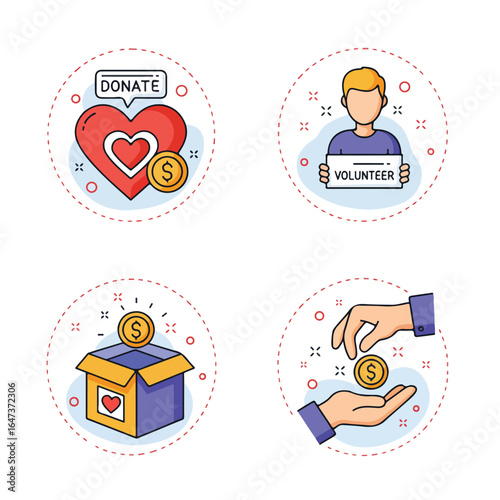 Charity icons