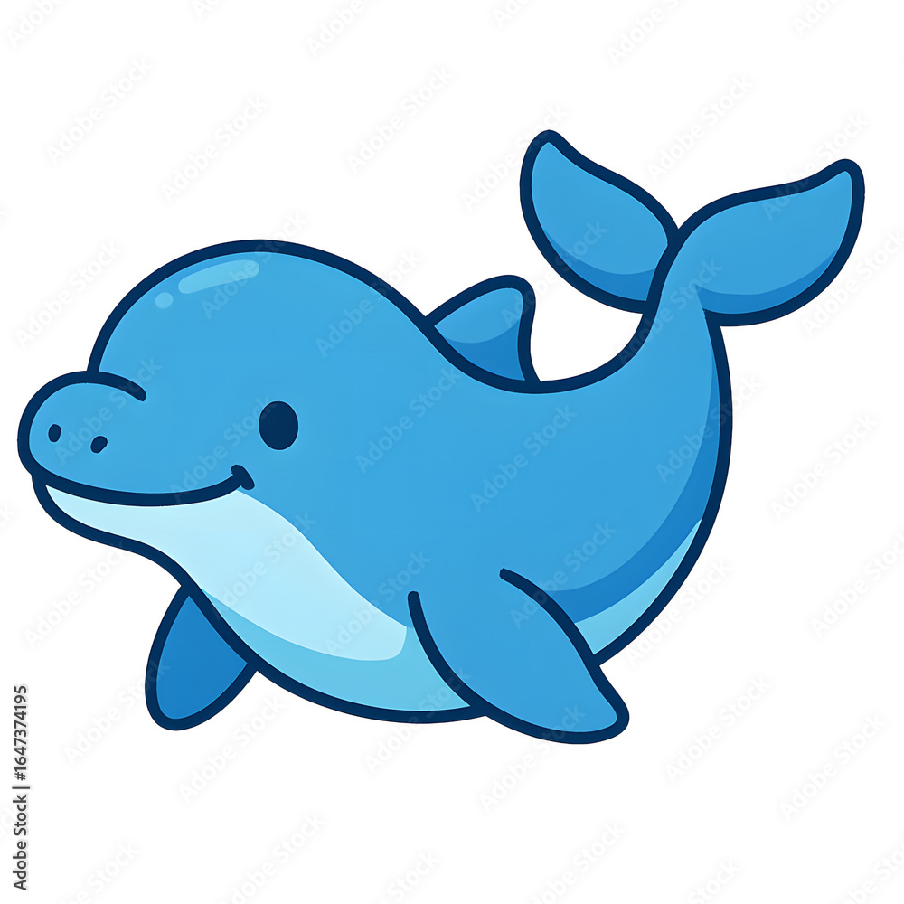 Obraz premium Cute Cartoon Dinosaur Vector Illustration, Kawaii Baby Dino Clipart PNG