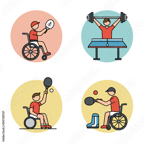 Sporting icons Persons with disabilities