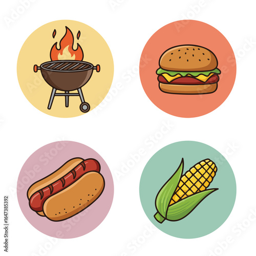 BBQ picnic foods