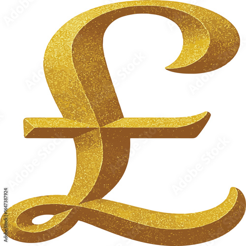 golden pound symbol