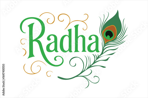 Radha, the Eternal Beloved with Grace as Soft as Feathers