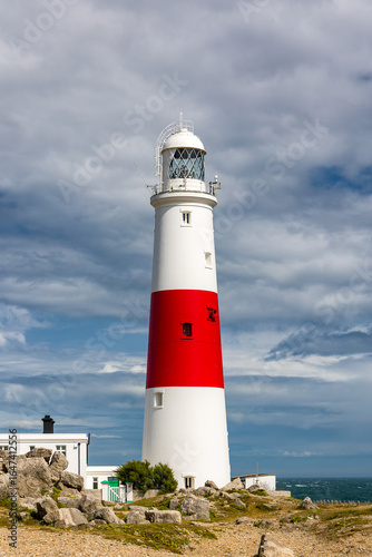 Wallpaper Mural Portland Bill lighthouse standing on the rocky coast of the Isle of Portland, Dorset, UK. Torontodigital.ca