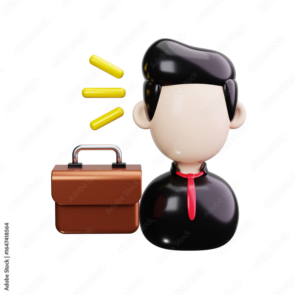 business professional 3d render icons business professional 3d render icons