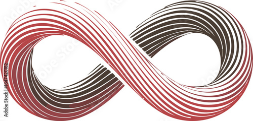 Infinity Loop Symbol Representing Continuity and Endless Process