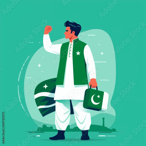 Icon Illustration of Pakistan Spirit