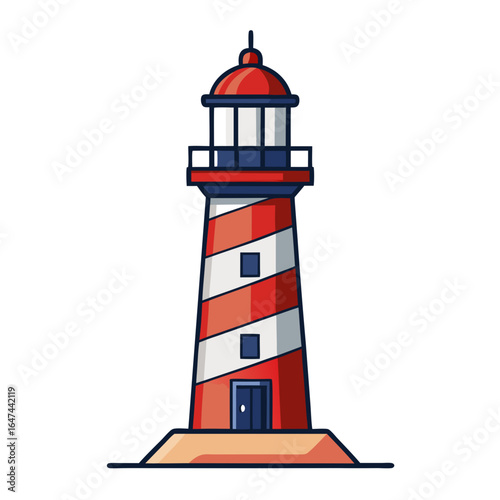 lighthouse vector illustration 