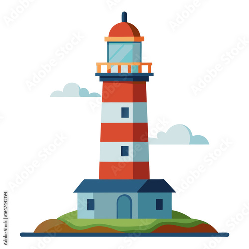 lighthouse vector illustration 