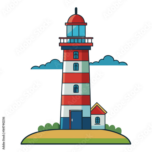 lighthouse vector illustration 