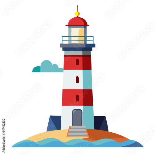 lighthouse vector illustration 