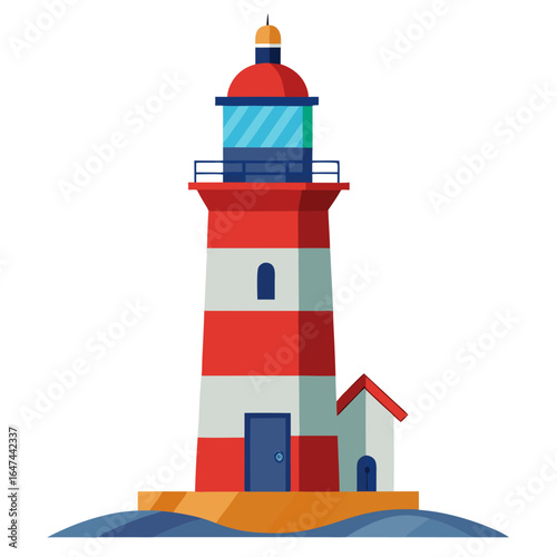 lighthouse vector illustration 