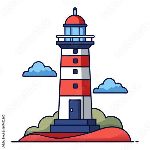 lighthouse vector illustration 